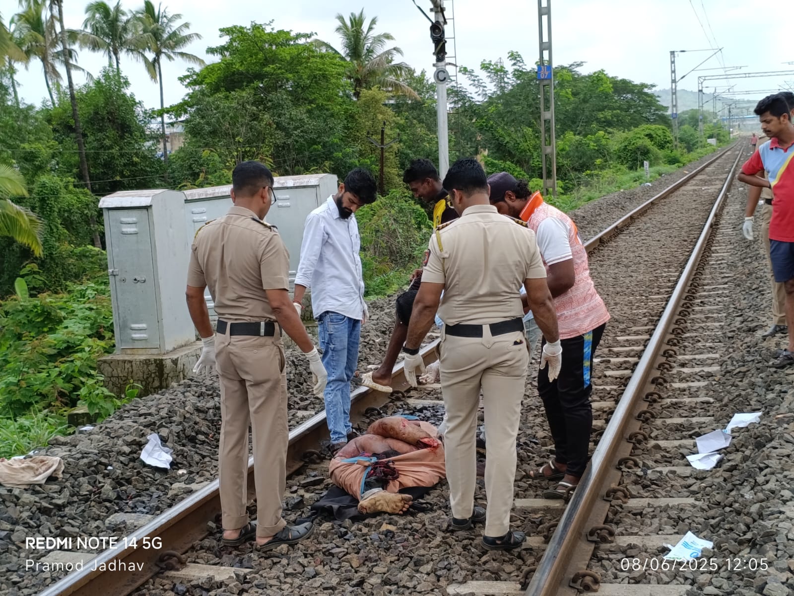 माणगावमध्ये रेल्वे अपघातात २८वर्षीय तरुणाचा मृत्यू.