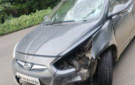 ताम्हिणी घाटात कारची ठोकर लागून एकाचा मृत्यू