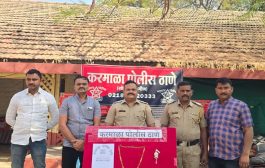 करमाळा पोलीस ठाणेची दमदार कामगिरी; २४ तासात चोरीचा गुन्हा उघडकीस