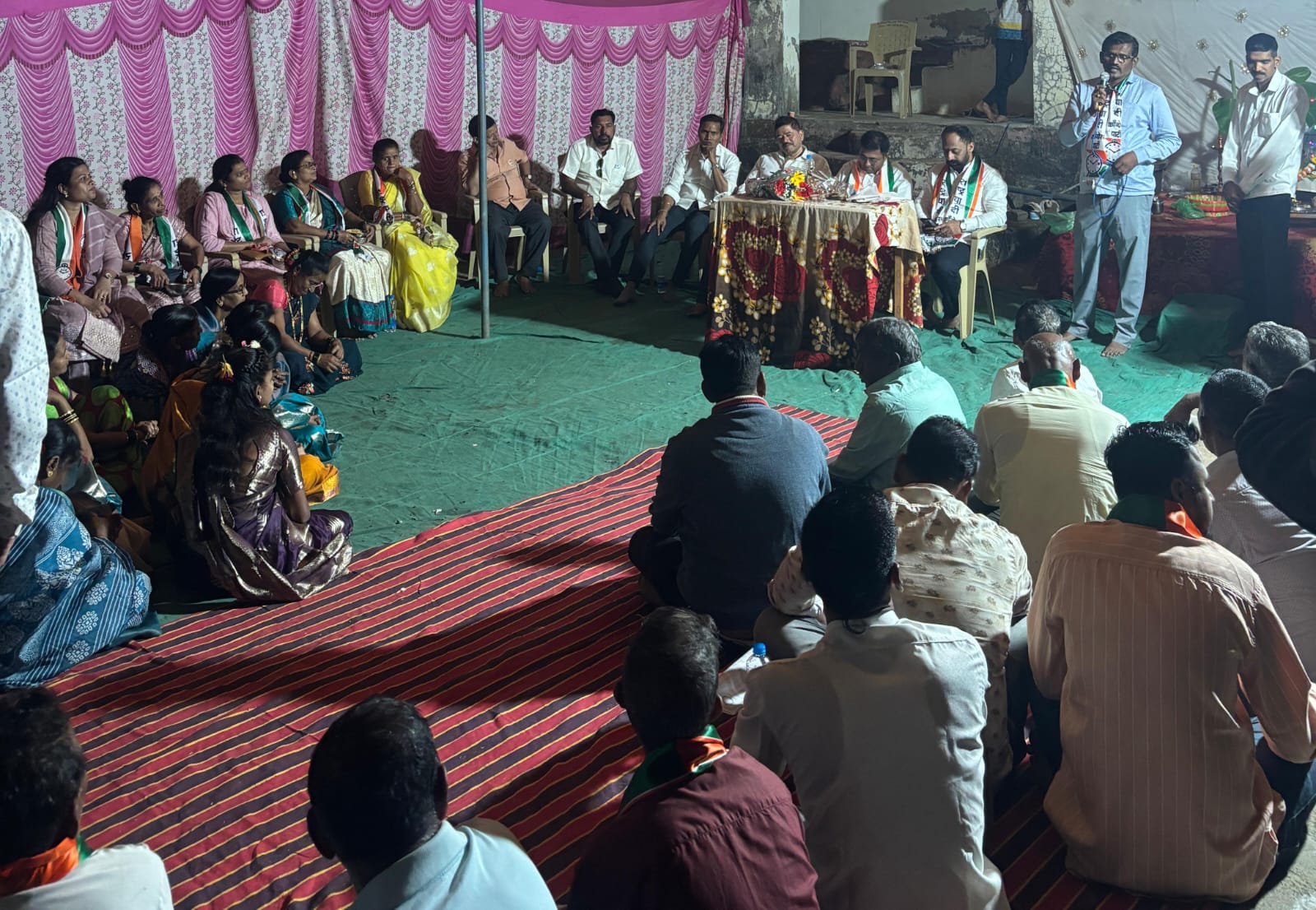 पाटणूस पंचायत समिती गणातून राष्ट्रवादीच्या प्रचाराचा शुभारंभ