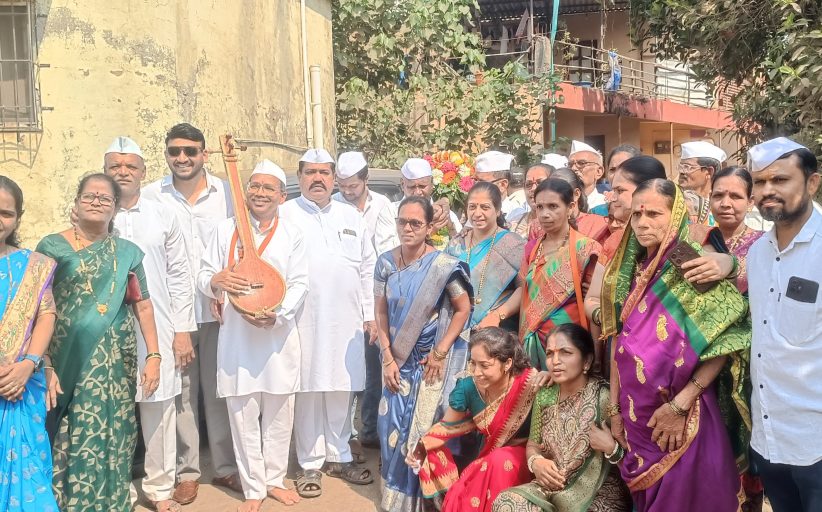 माणगाव खांदाड येथे अखंड हरिनाम सप्ताह व श्री ज्ञानेश्वरी ग्रंथाचे सामुदायिक पारायण संपन्न.