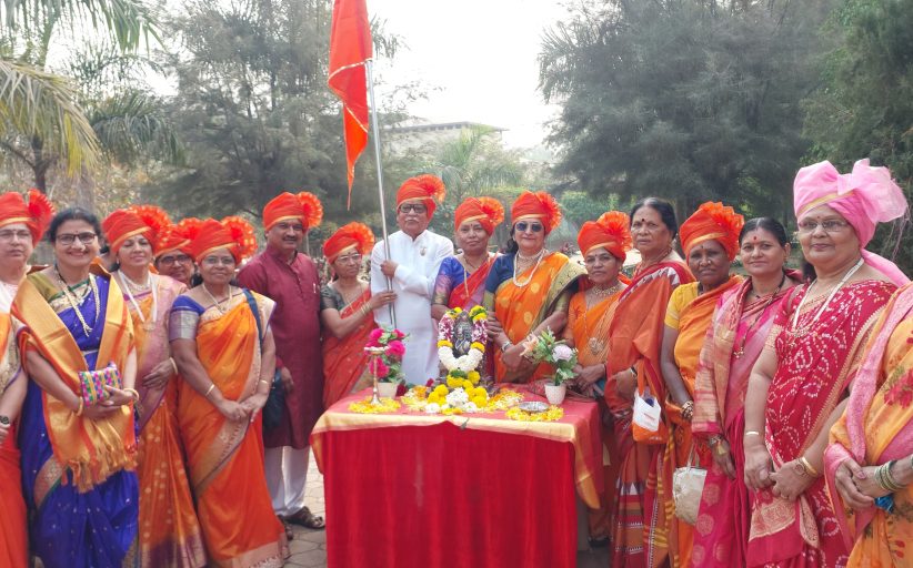 उद्यान परिवाराच्यावतीने जल्लोषपूर्ण वातावरणात शिवजयंती साजरी;    शिव व्याख्याते अनिल वडघुले यांनी उलगडला शिवकाळाचा ज्वलंत इतिहास 