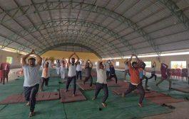 पंडित दीनदयाळ उपाध्याय प्रशिक्षण महाअभियानात योग-प्राणायाम सत्र उत्साहात संपन्न