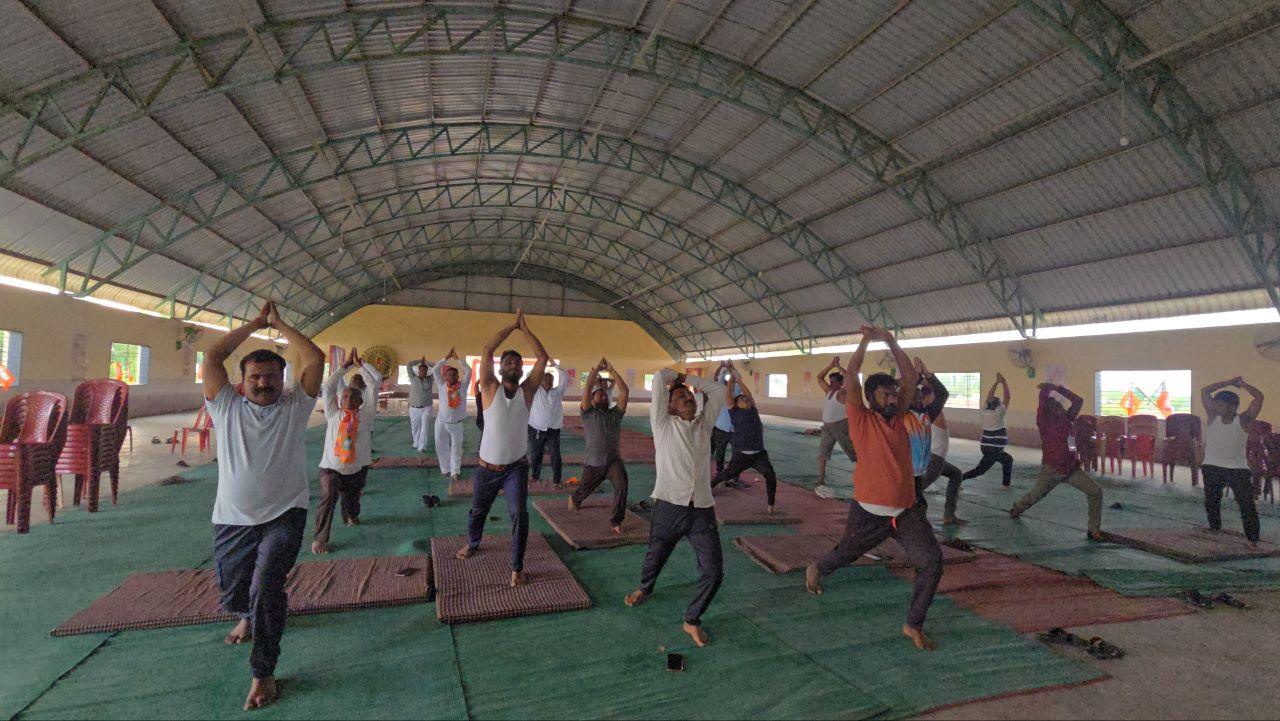 पंडित दीनदयाळ उपाध्याय प्रशिक्षण महाअभियानात योग-प्राणायाम सत्र उत्साहात संपन्न