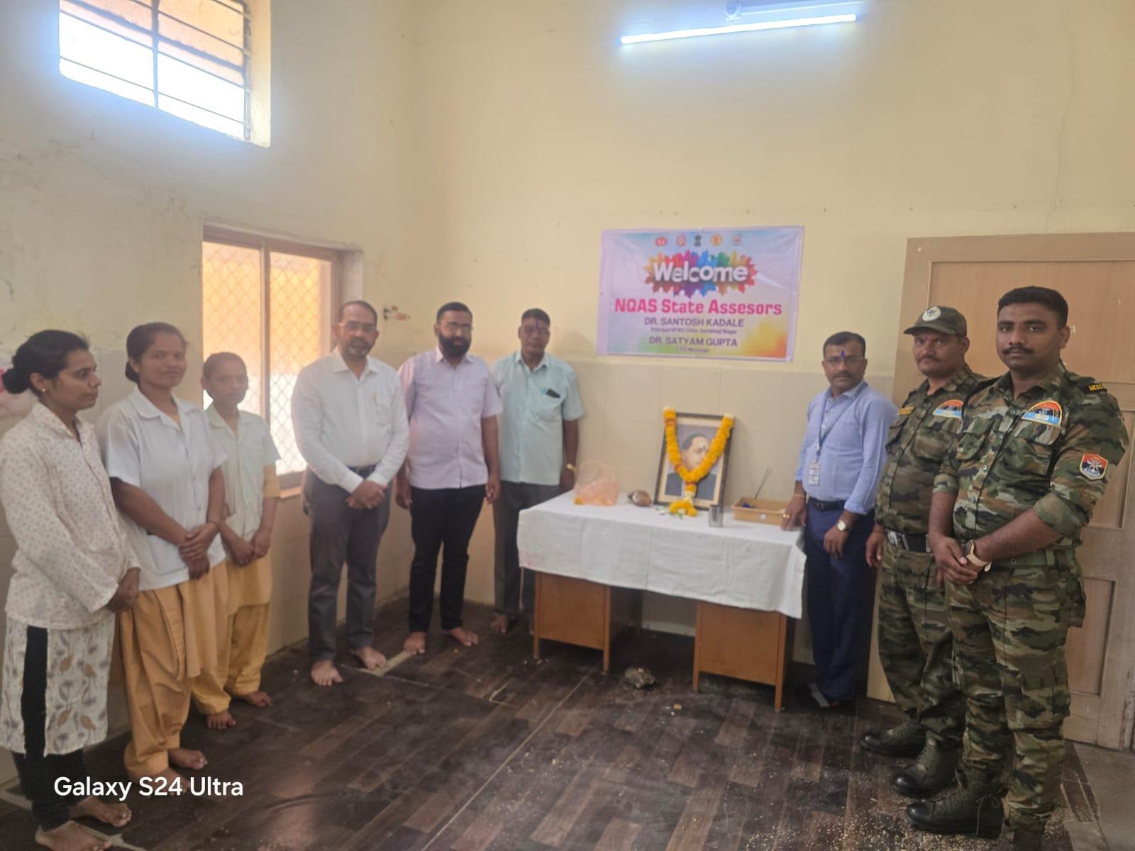 उपजिल्हा रुग्णालय परंडा येथे महामानव भारतरत्न डॉ. बाबासाहेब आंबेडकर जयंती उत्सव साजरा