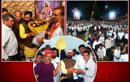 पालकमंत्री भरत गोगावले यांच्या प्रथम श्रीवर्धनमध्ये आगमनाचा जल्लोष;     बाइक रॅली, ठिकठिकाणी स्वागत-सत्कार; छत्रपती शिवाजी महाराज चौकात फटाक्यांची आतिषबाजी