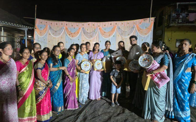 मोर्बा येथे ‘पैठणीचा होम मिनिस्टर’ उपक्रम उत्साहात संपन्न