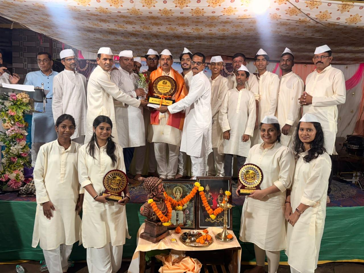 माणगाव तालुक्यातील मांजुर्णे येथे 'भजन प्रीमियर लीग २०२६' उत्साहात संपन्न