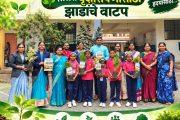 आदित्य नाईक यांच्या वाढदिवसानिमित्त शाळेत वृक्षारोपणासाठी झाडांचे वाटप