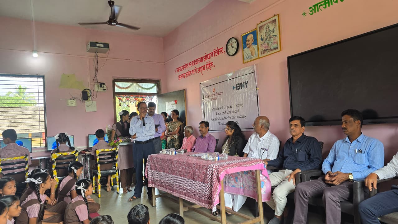 विघवली विभाग हायस्कूलमध्ये संगणक कक्षाचे उद्घाटन; विद्यार्थ्यांना मिळणार आधुनिक तंत्रज्ञानाचे ज्ञान