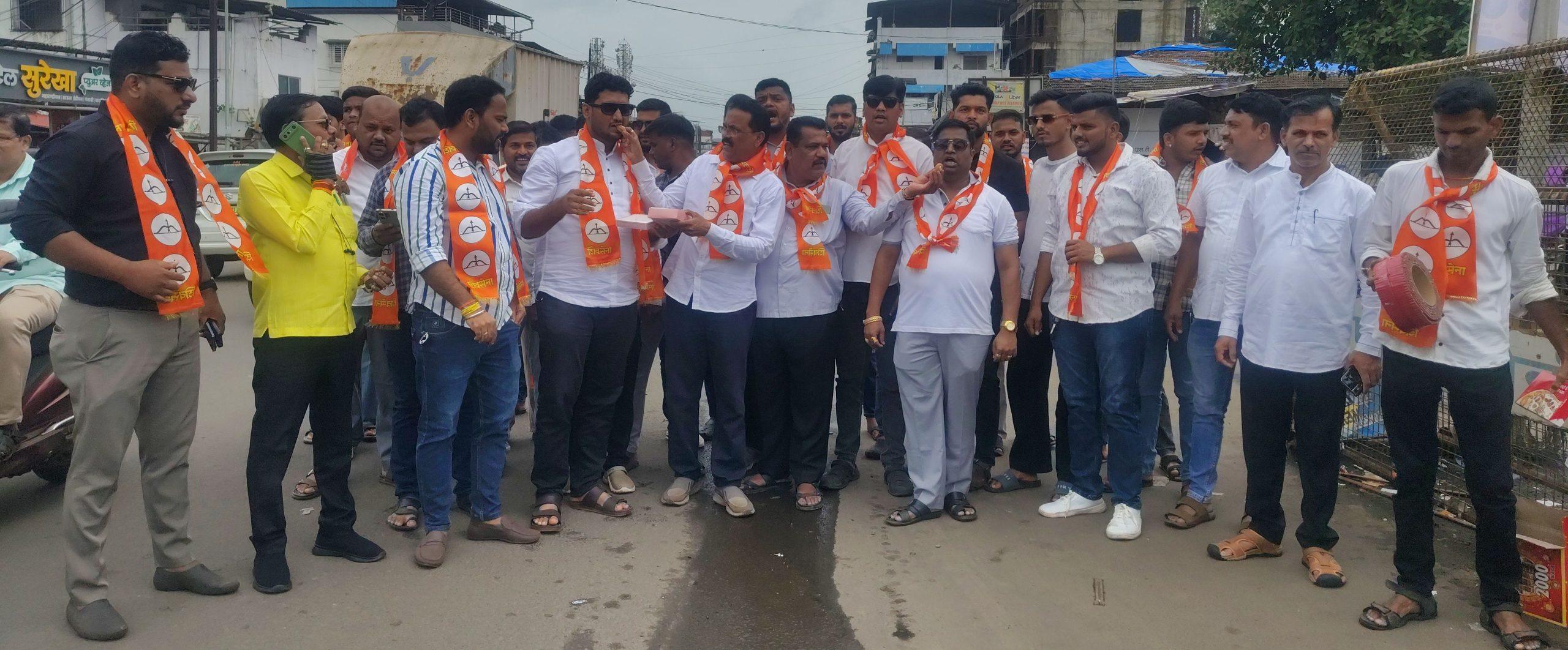 अखेर ना. भरत गोगावले रायगडचे पालकमंत्री;    माणगावात शिवसैनिकांकडून जल्लोष 
